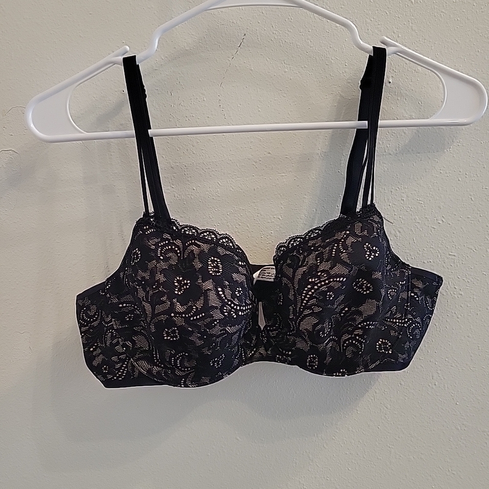 Soma Black Lace Underwire Bra